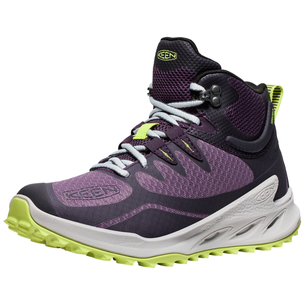 KEEN Damen Wander-/Trekkingschuhe halbhoch W Zionic Mid WP, Violett, aus atmungsaktivem Mesh